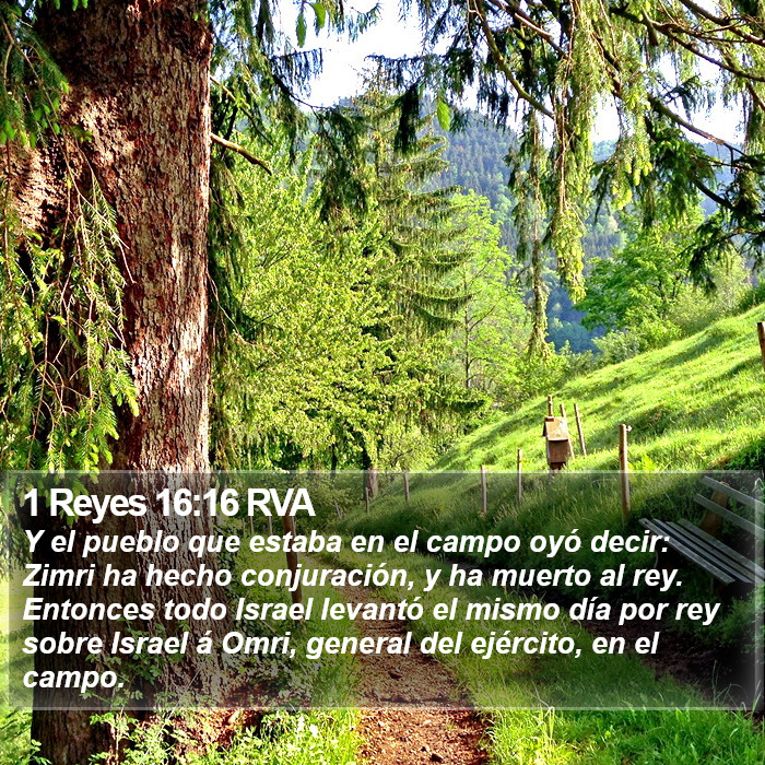 1 Reyes 16:16 RVA Bible Study