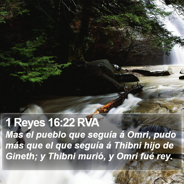 1 Reyes 16:22 RVA Bible Study