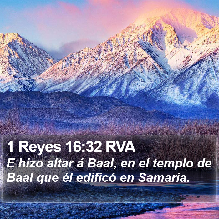 1 Reyes 16:32 RVA Bible Study