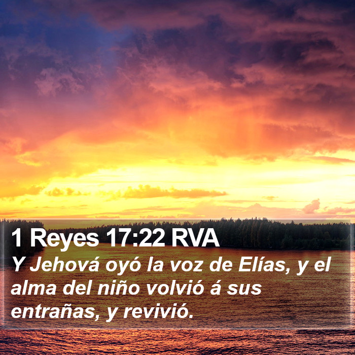 1 Reyes 17:22 RVA Bible Study