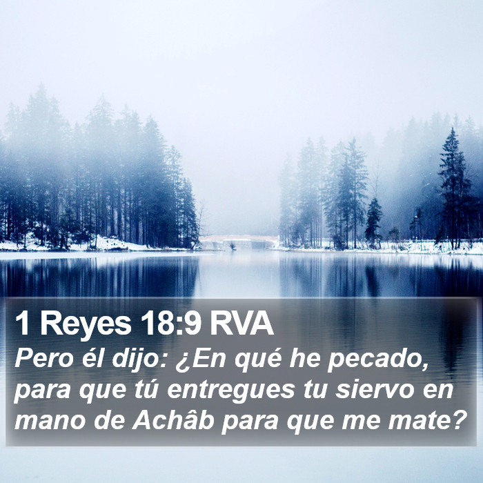 1 Reyes 18:9 RVA Bible Study