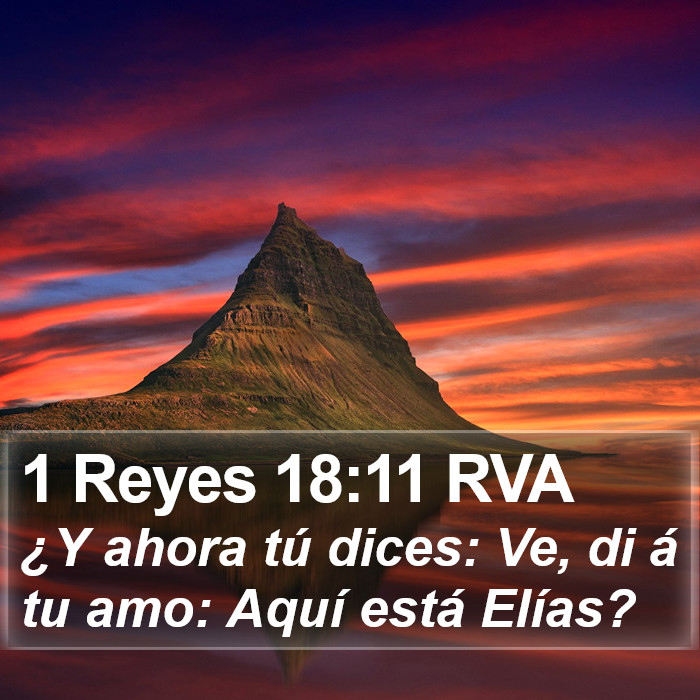 1 Reyes 18:11 RVA Bible Study