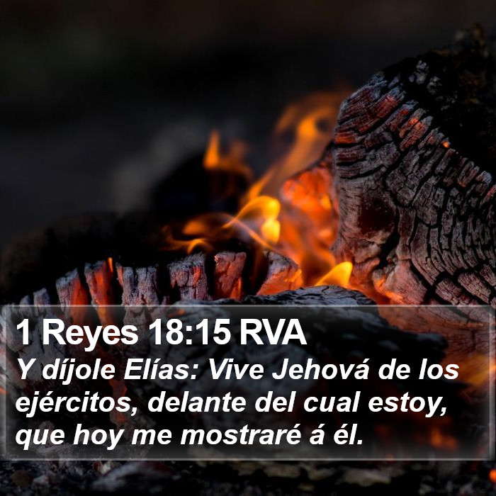 1 Reyes 18:15 RVA Bible Study