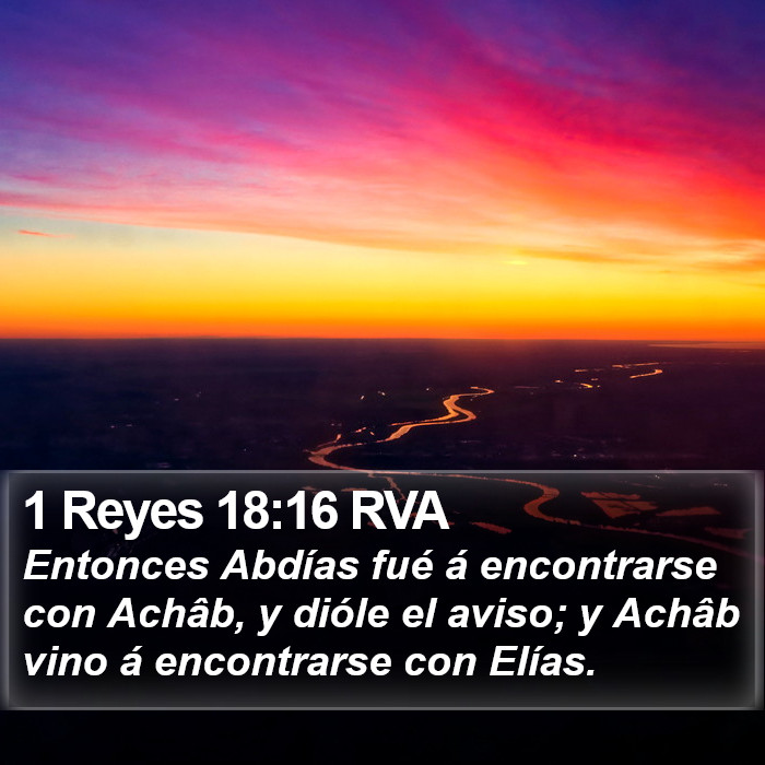 1 Reyes 18:16 RVA Bible Study