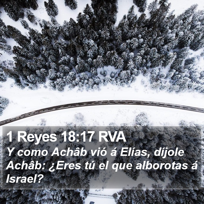 1 Reyes 18:17 RVA Bible Study