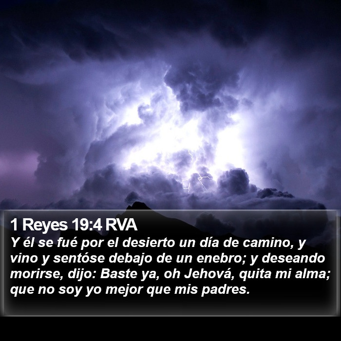 1 Reyes 19:4 RVA Bible Study