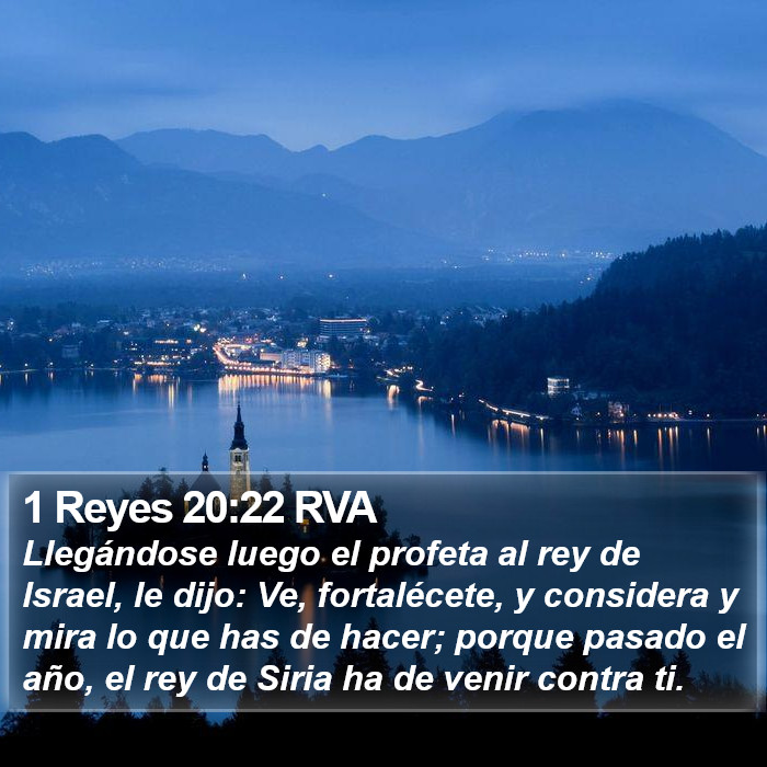 1 Reyes 20:22 RVA Bible Study