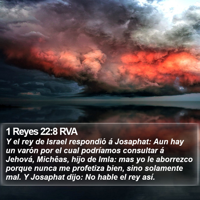 1 Reyes 22:8 RVA Bible Study