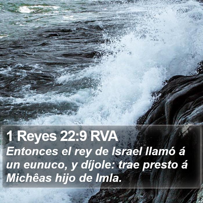 1 Reyes 22:9 RVA Bible Study