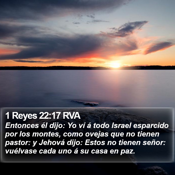 1 Reyes 22:17 RVA Bible Study