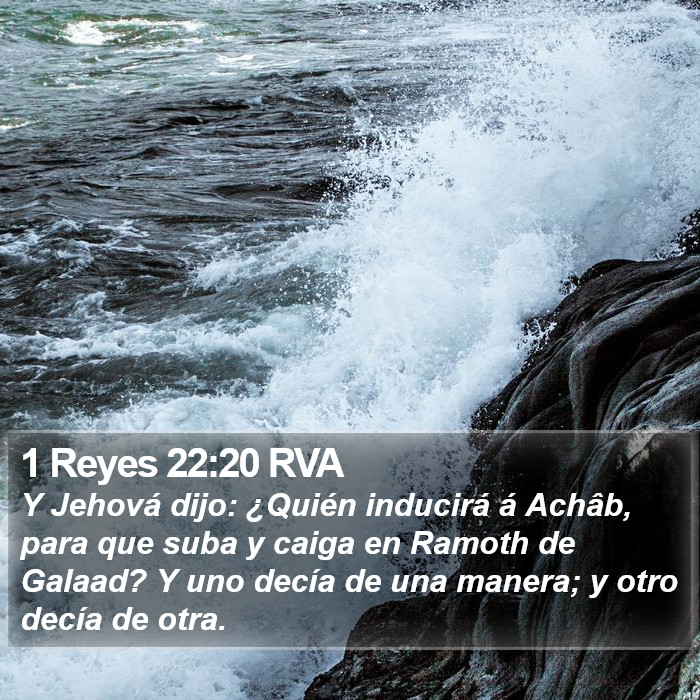 1 Reyes 22:20 RVA Bible Study