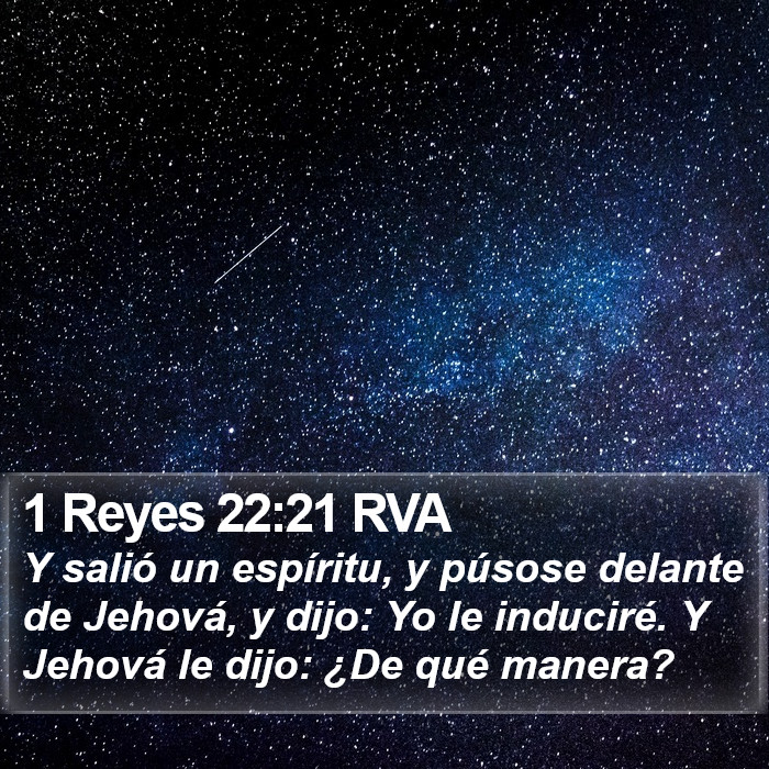 1 Reyes 22:21 RVA Bible Study