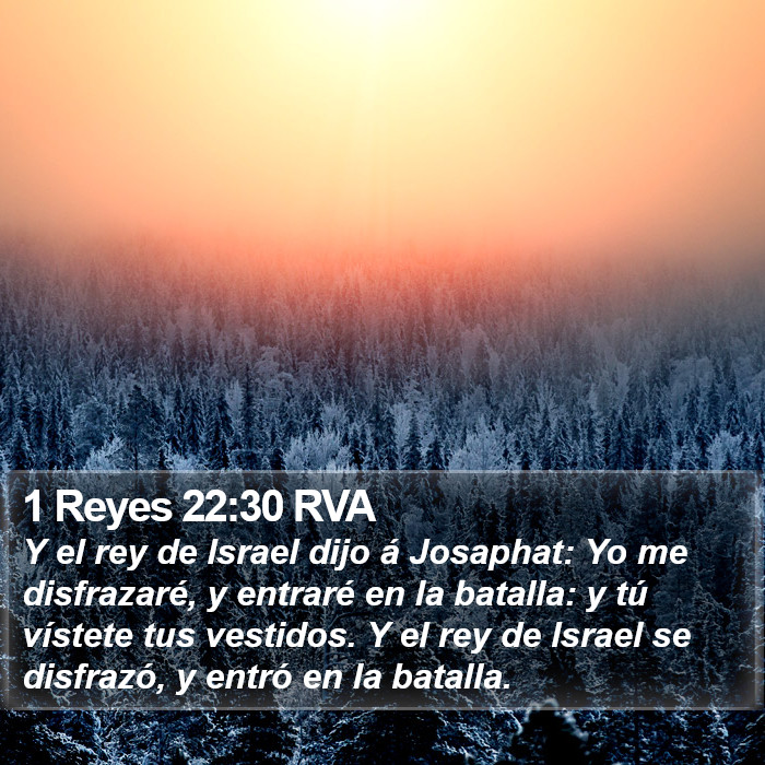 1 Reyes 22:30 RVA Bible Study