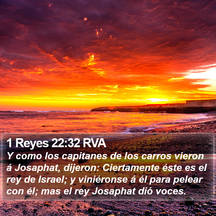 1 Reyes 22:32 RVA Bible Study