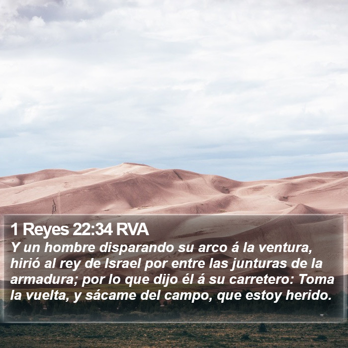 1 Reyes 22:34 RVA Bible Study