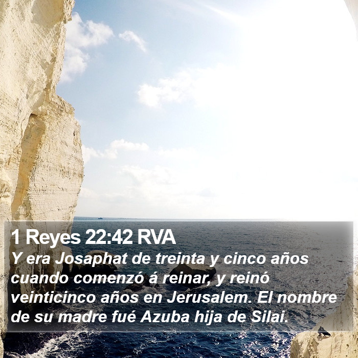 1 Reyes 22:42 RVA Bible Study