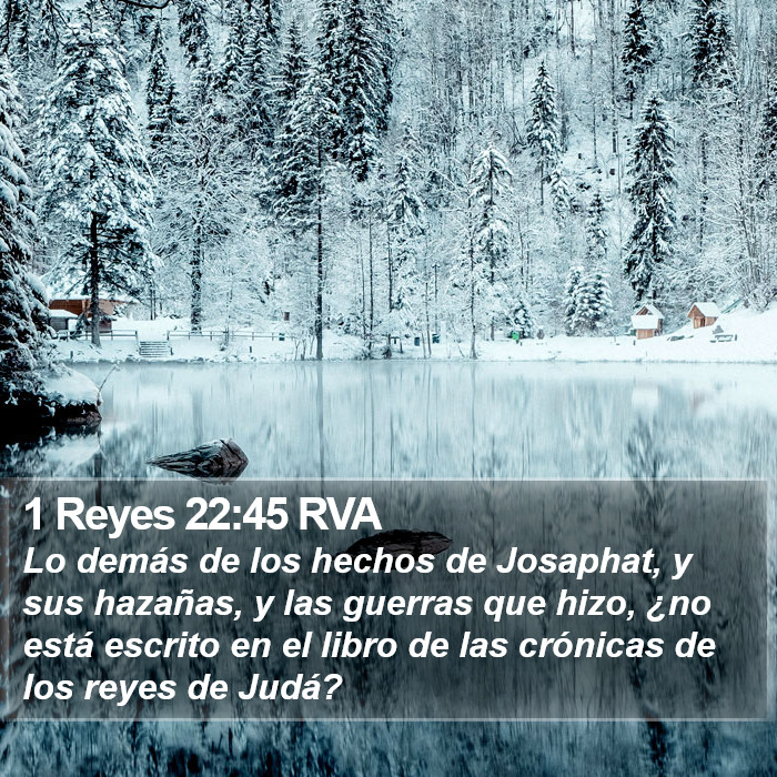 1 Reyes 22:45 RVA Bible Study