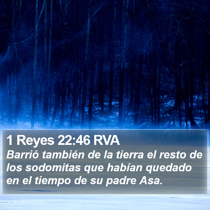 1 Reyes 22:46 RVA Bible Study