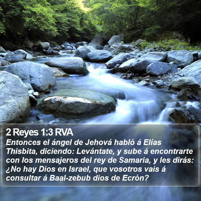 2 Reyes 1:3 RVA Bible Study