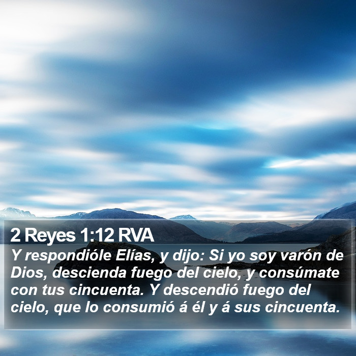 2 Reyes 1:12 RVA Bible Study