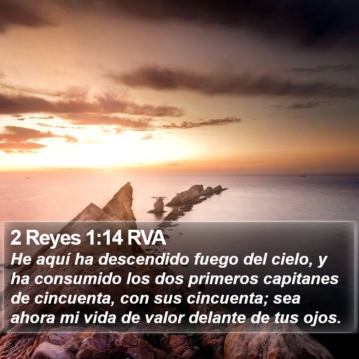 2 Reyes 1:14 RVA Bible Study