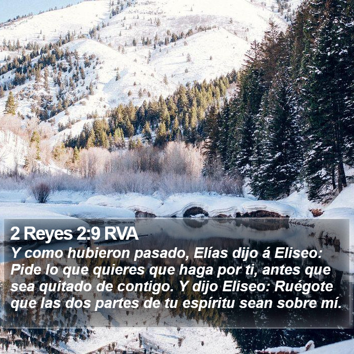 2 Reyes 2:9 RVA Bible Study