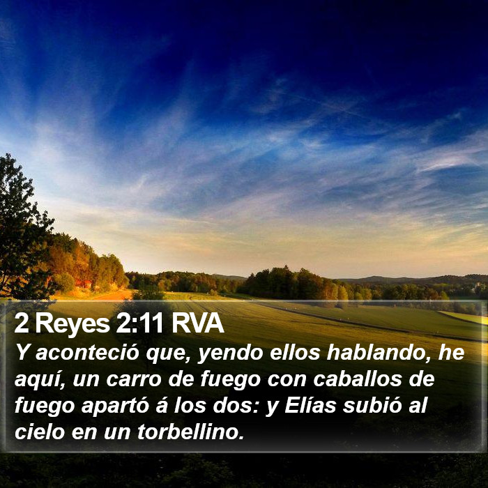 2 Reyes 2:11 RVA Bible Study