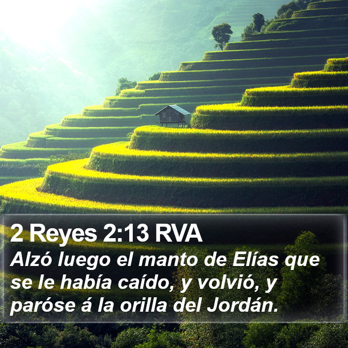 2 Reyes 2:13 RVA Bible Study