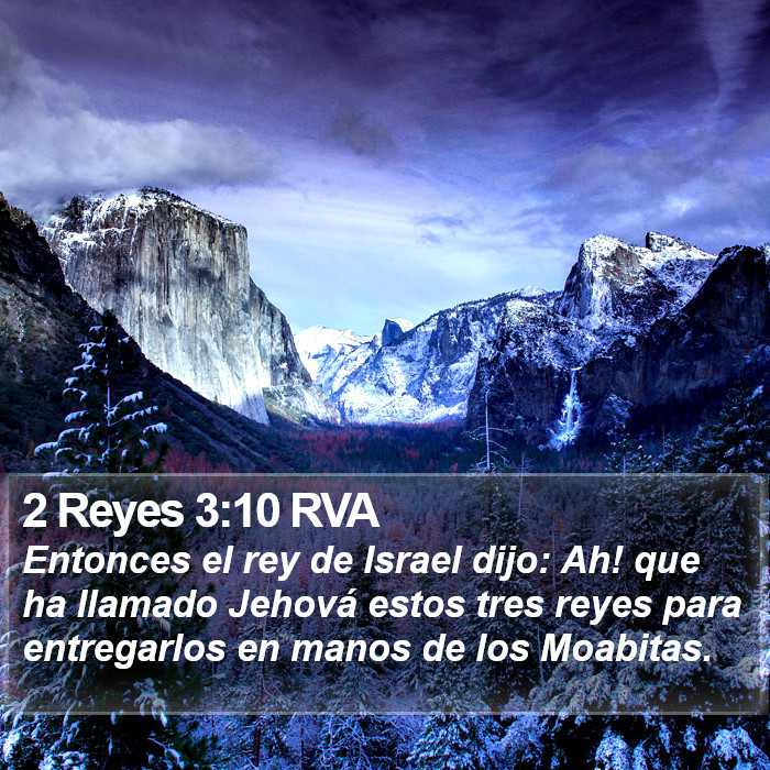 2 Reyes 3:10 RVA Bible Study