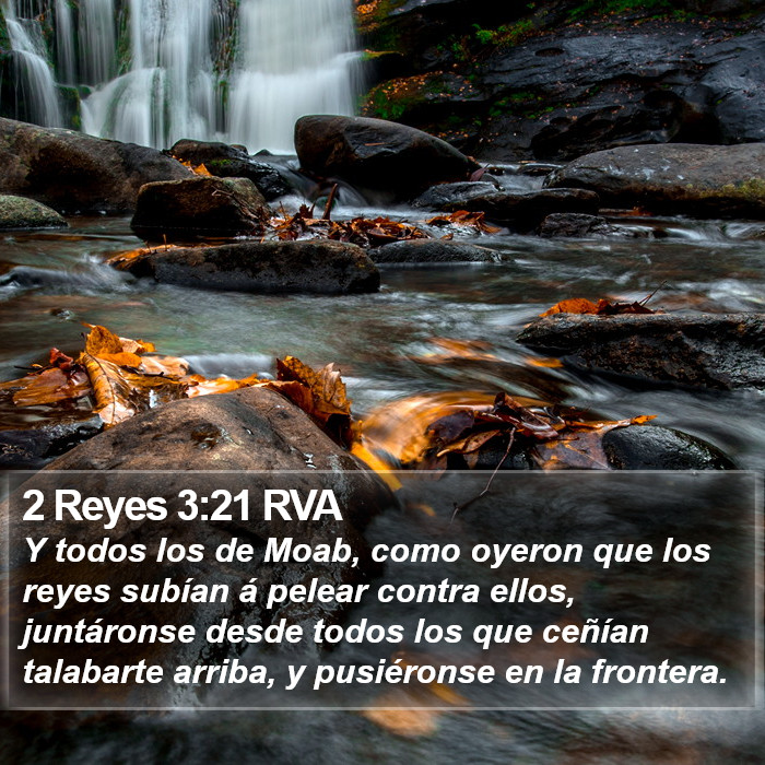 2 Reyes 3:21 RVA Bible Study