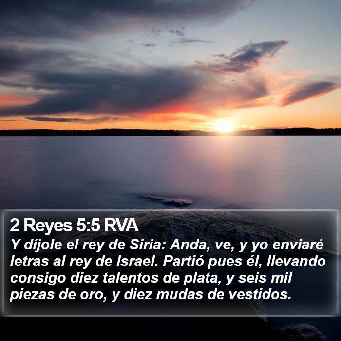 2 Reyes 5:5 RVA Bible Study