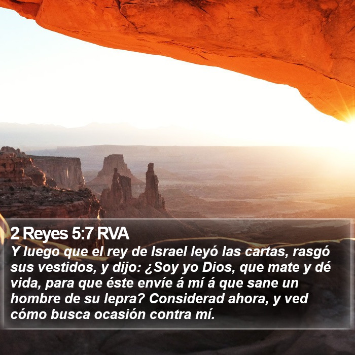 2 Reyes 5:7 RVA Bible Study