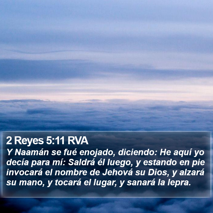 2 Reyes 5:11 RVA Bible Study