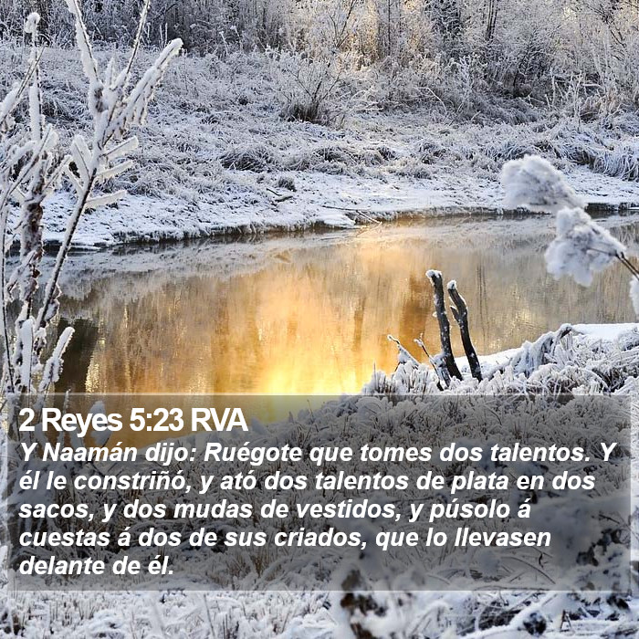 2 Reyes 5:23 RVA Bible Study