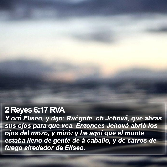 2 Reyes 6:17 RVA Bible Study