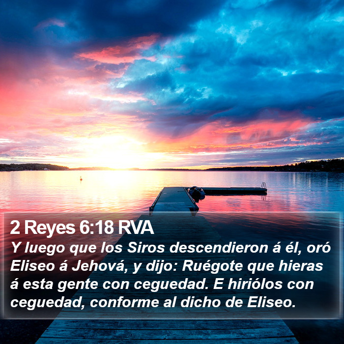 2 Reyes 6:18 RVA Bible Study