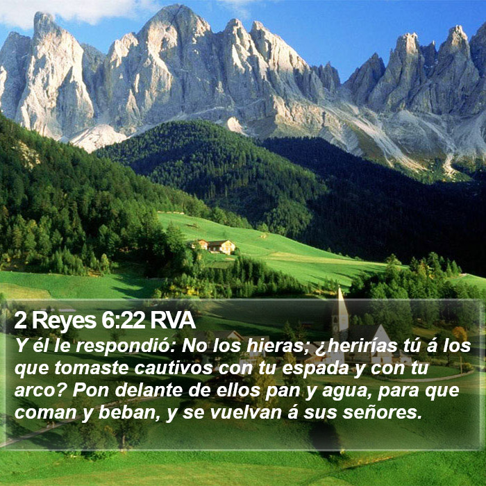 2 Reyes 6:22 RVA Bible Study