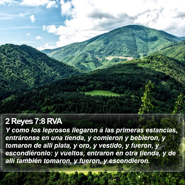 2 Reyes 7:8 RVA Bible Study