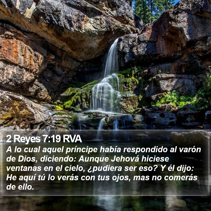 2 Reyes 7:19 RVA Bible Study