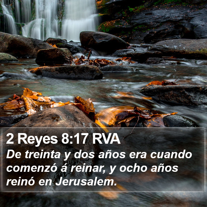 2 Reyes 8:17 RVA Bible Study