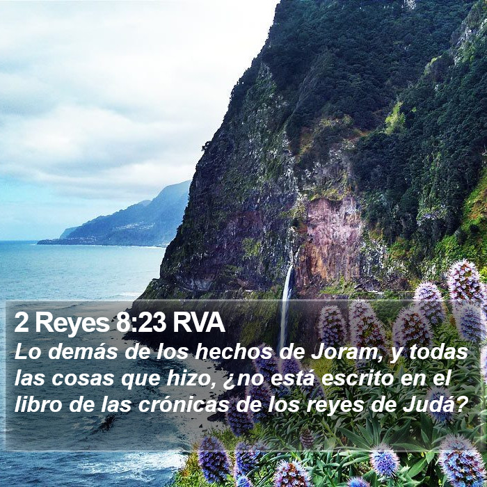 2 Reyes 8:23 RVA Bible Study