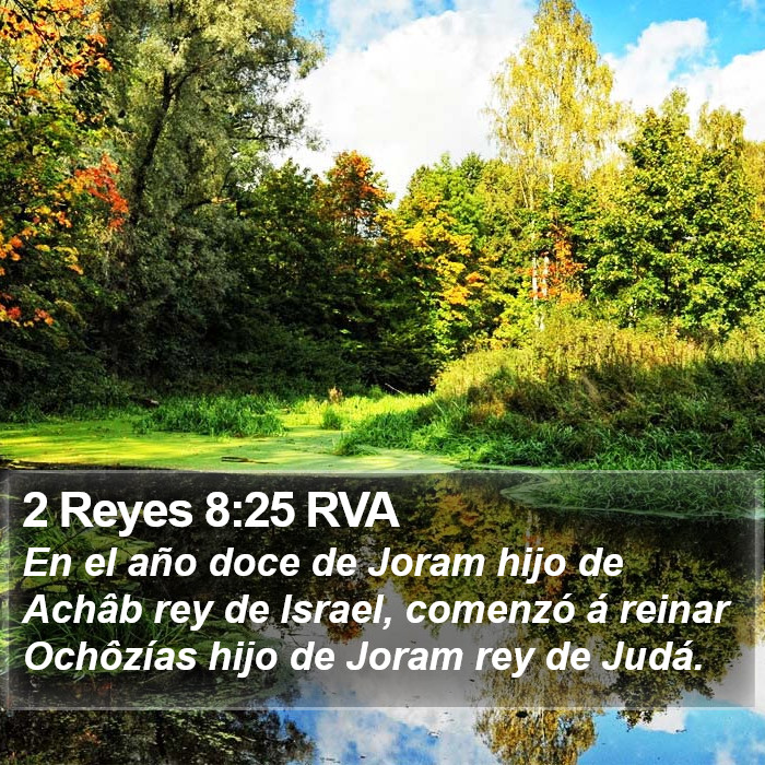 2 Reyes 8:25 RVA Bible Study