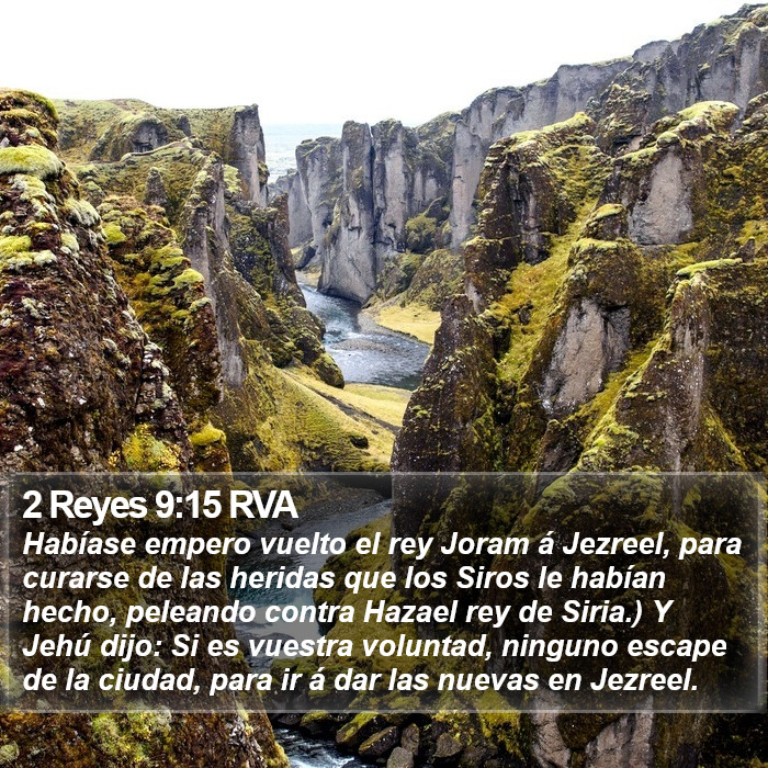 2 Reyes 9:15 RVA Bible Study