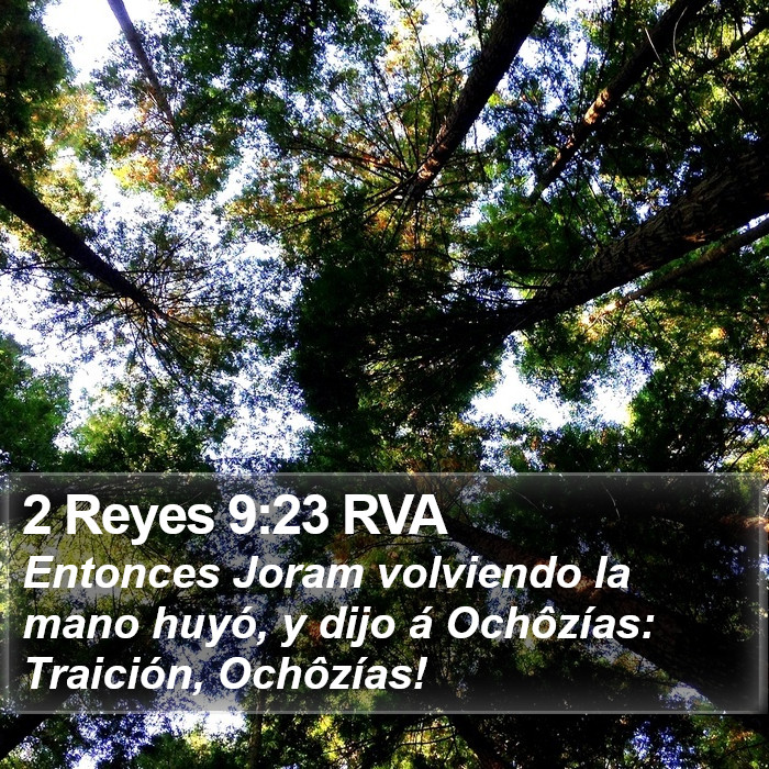 2 Reyes 9:23 RVA Bible Study