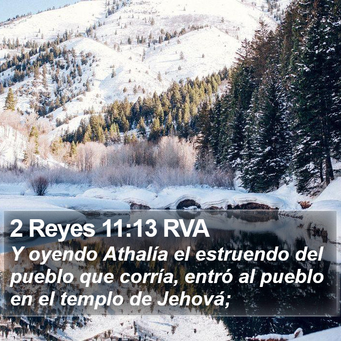 2 Reyes 11:13 RVA Bible Study