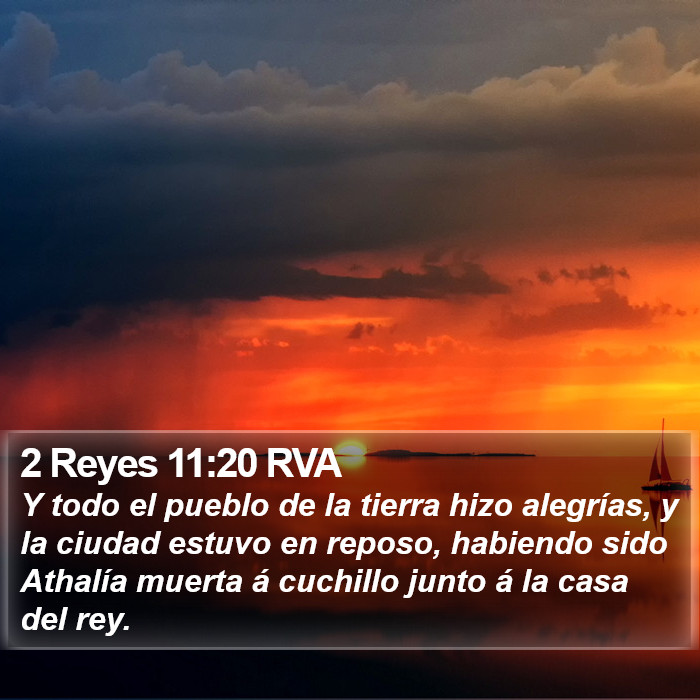 2 Reyes 11:20 RVA Bible Study