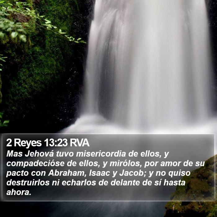 2 Reyes 13:23 RVA Bible Study