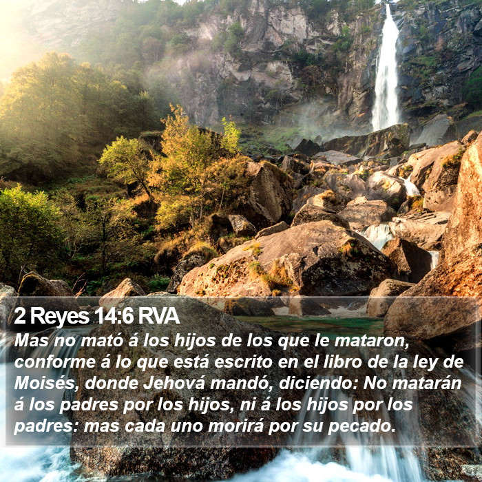 2 Reyes 14:6 RVA Bible Study