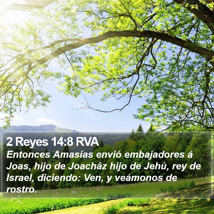 2 Reyes 14:8 RVA Bible Study