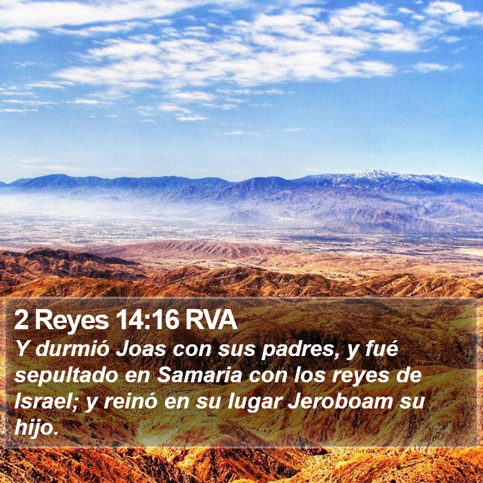 2 Reyes 14:16 RVA Bible Study